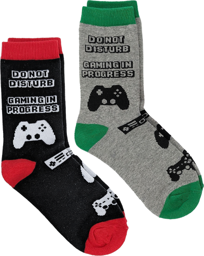 picture of kids-gamer-2-pack-socks-ages-7-10