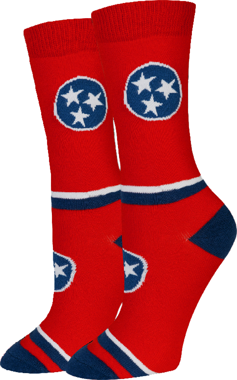 Ladies Tennesssee Flag Destination Socks
