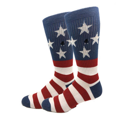 picture of active-usa-flag-socks