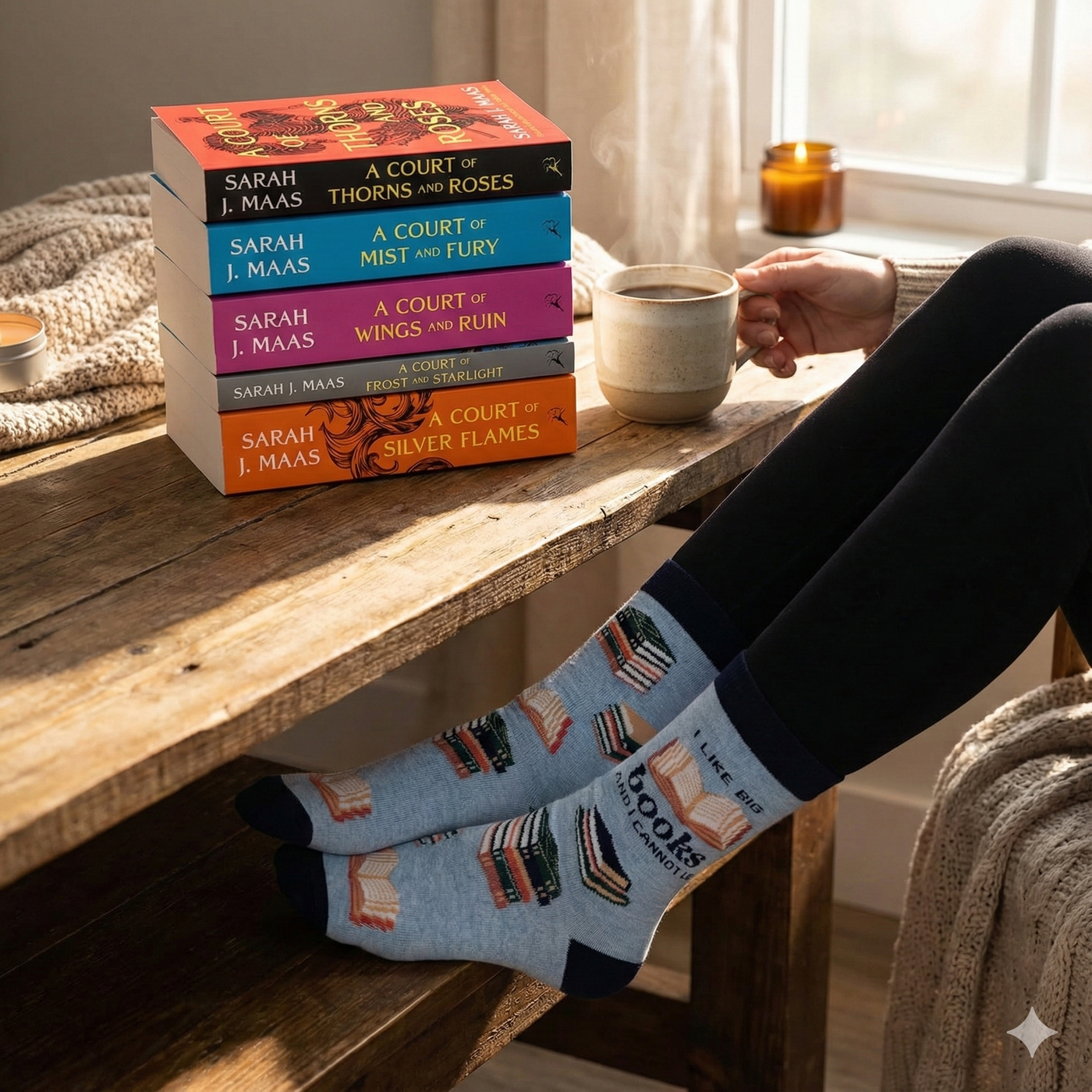 I Like Big Books Socks