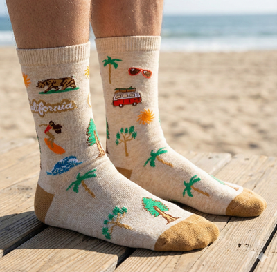 Ladies California Destination Socks
