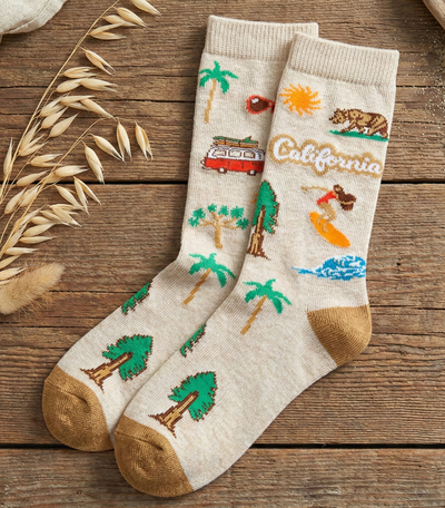 Ladies California Destination Socks