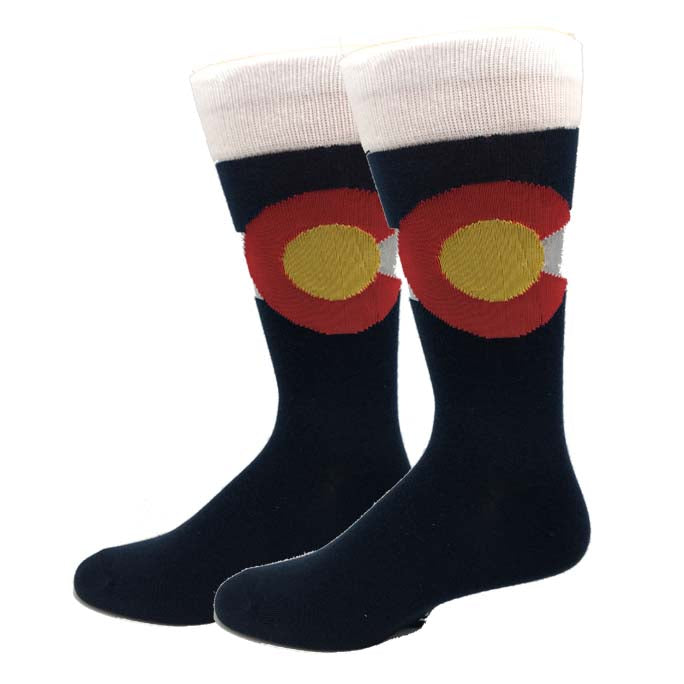 picture of colorado-flag-socks