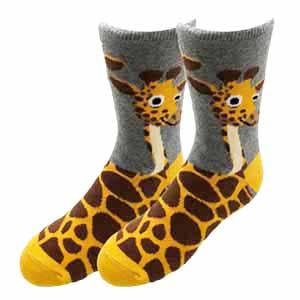 picture of giraffe-kids-socks