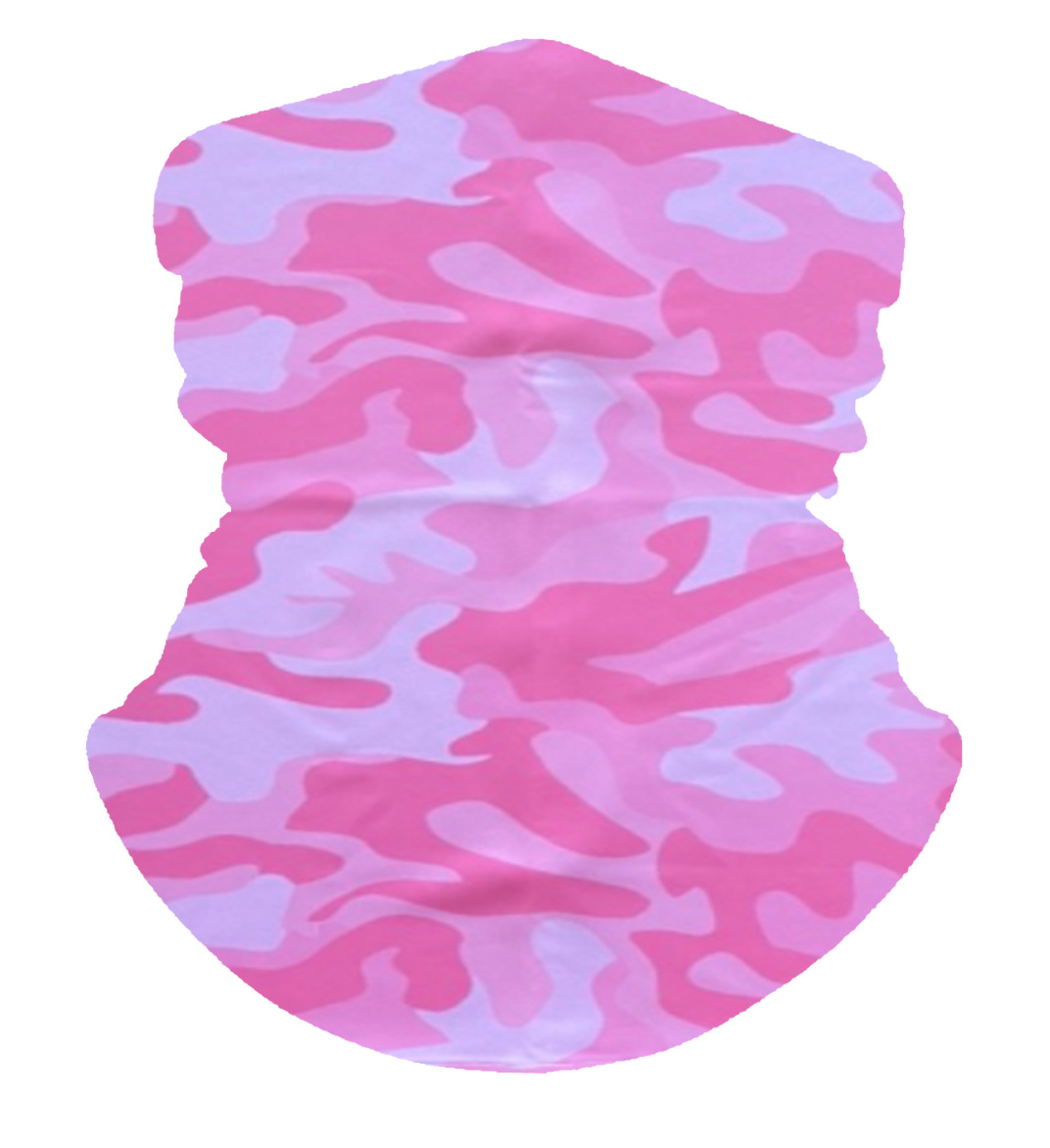 Pink Camo Neck Gaiter