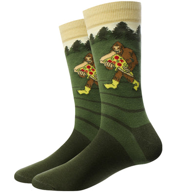 picture of pizza-bigfoot-socks