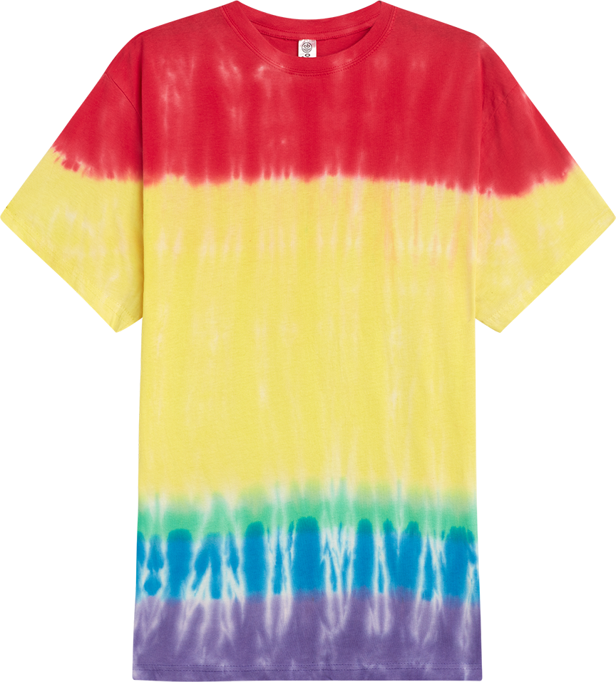 Rainbow Dip Dye Tee Shirt