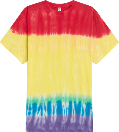 Rainbow Dip Dye Tee Shirt