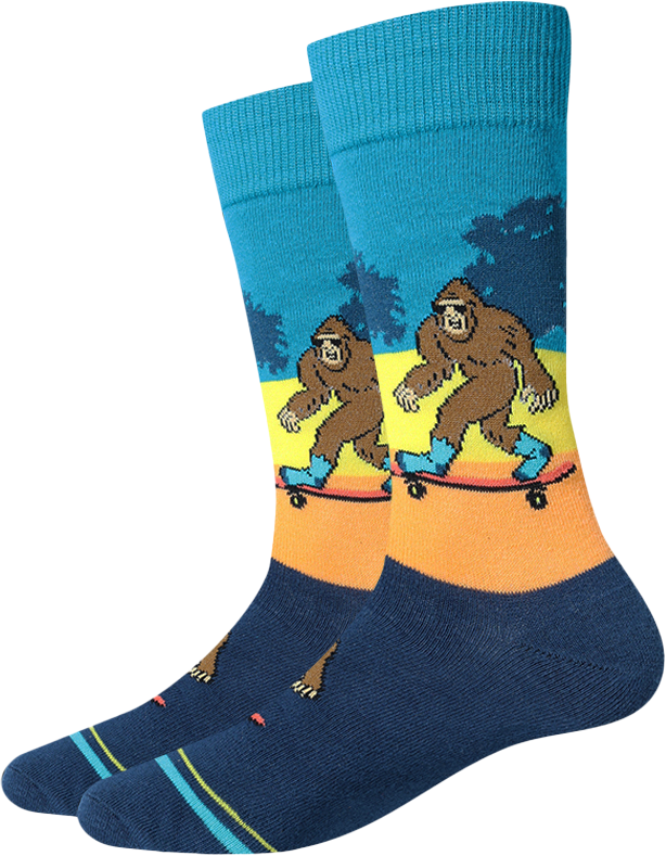 picture of skateboard-bigfoot-socks