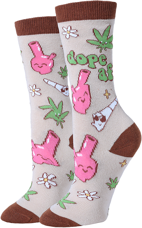 Ladies Dope AF Socks