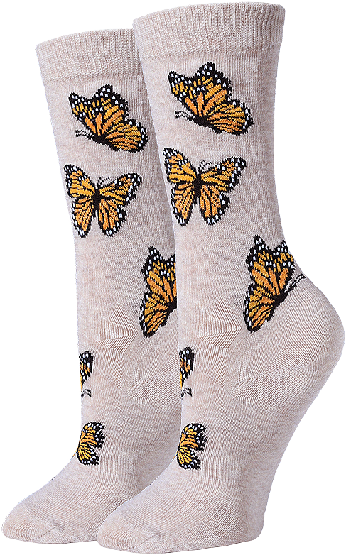 picture of monarch-butterfly-socks