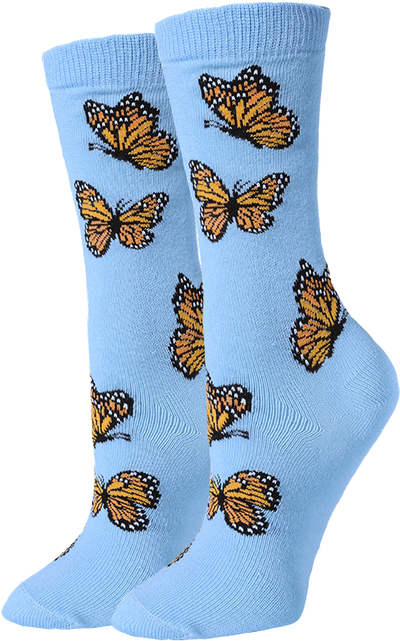 Monarch Butterfly Socks