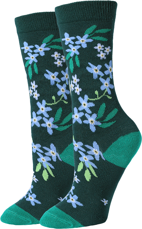 picture of alpine-forget-me-not-socks