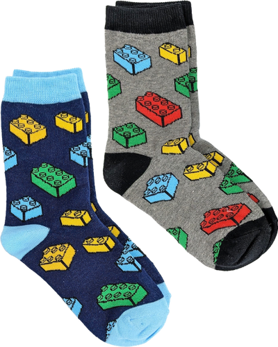 picture of kids-building-blocks-2-pack-socks-ages-4-7