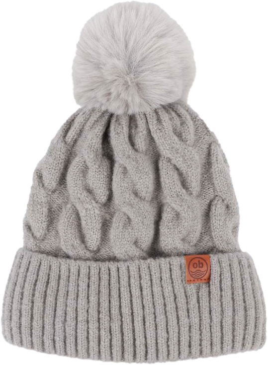 picture of cable-knit-pom-pom-beanie-with-sherpa-lining