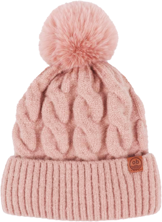 Sherpa Lined Cable Knit Pom Beanie Bundle Cable Knit Pom Pom Beanie with Sherpa Lining – Sock Harbor main image 4