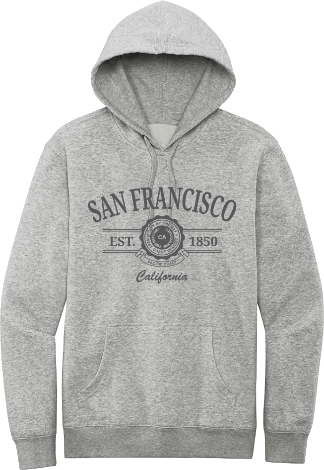 San Francisco Medallion Embroidered Pullover Hoodie