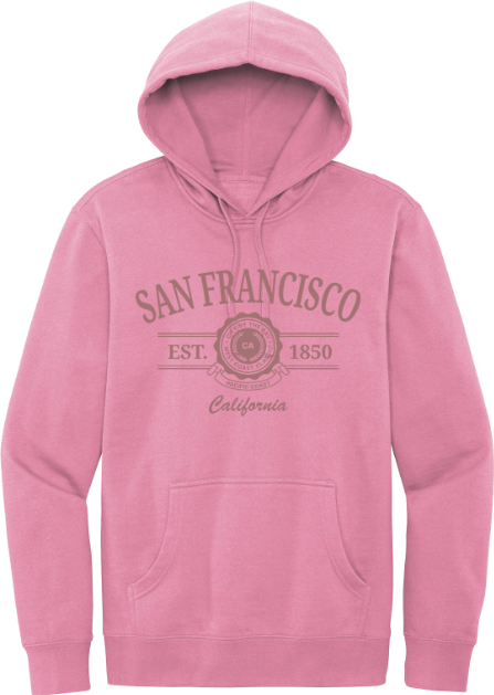 San Francisco Medallion Embroidered Pullover Hoodie