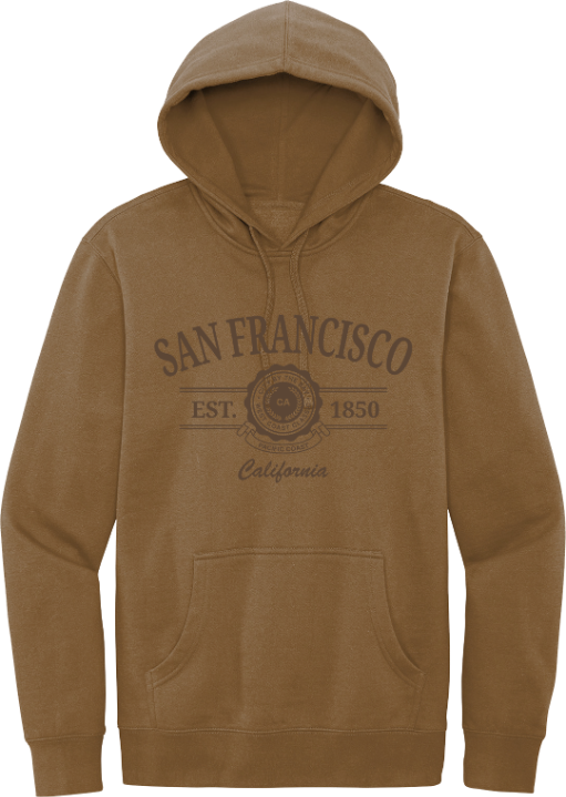 San Francisco Medallion Embroidered Pullover Hoodie