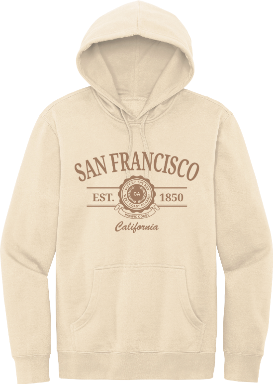 San Francisco Medallion Embroidered Pullover Hoodie