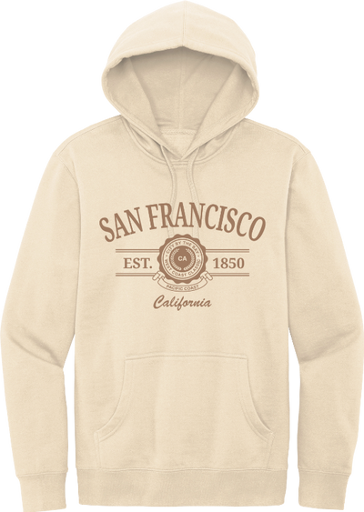 San Francisco Medallion Embroidered Pullover Hoodie