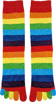 a picture of Rainbow Toe Socks