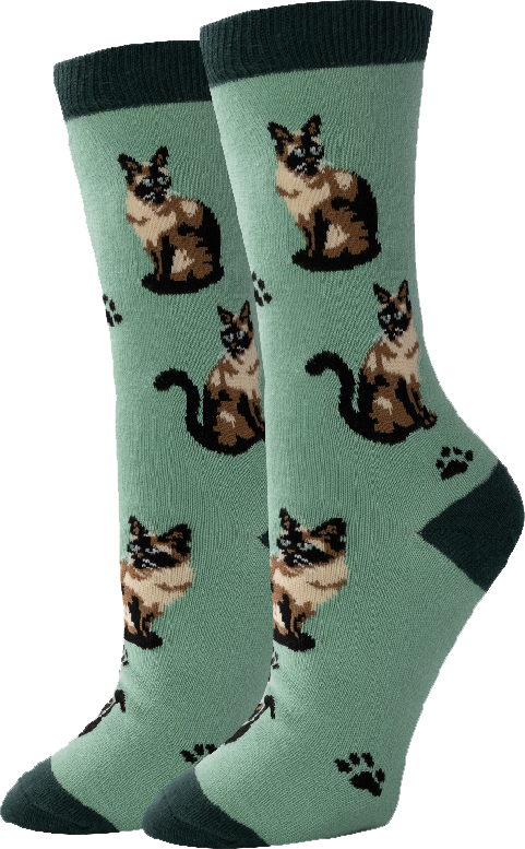 a picture of Siamese Cat Socks