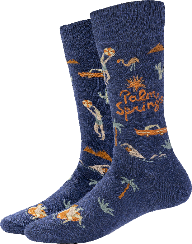 a picture of Palm Springs Destination Socks