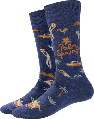 a picture of Palm Springs Destination Socks