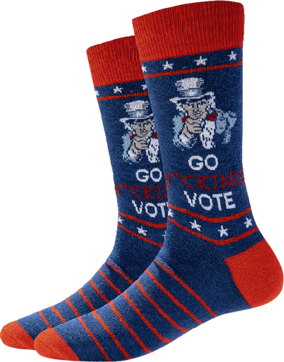 a picture of Go F*ing Vote Socks