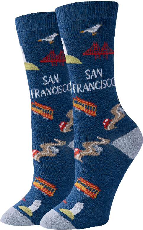 a picture of Ladies San Fancisco Destiantion Socks