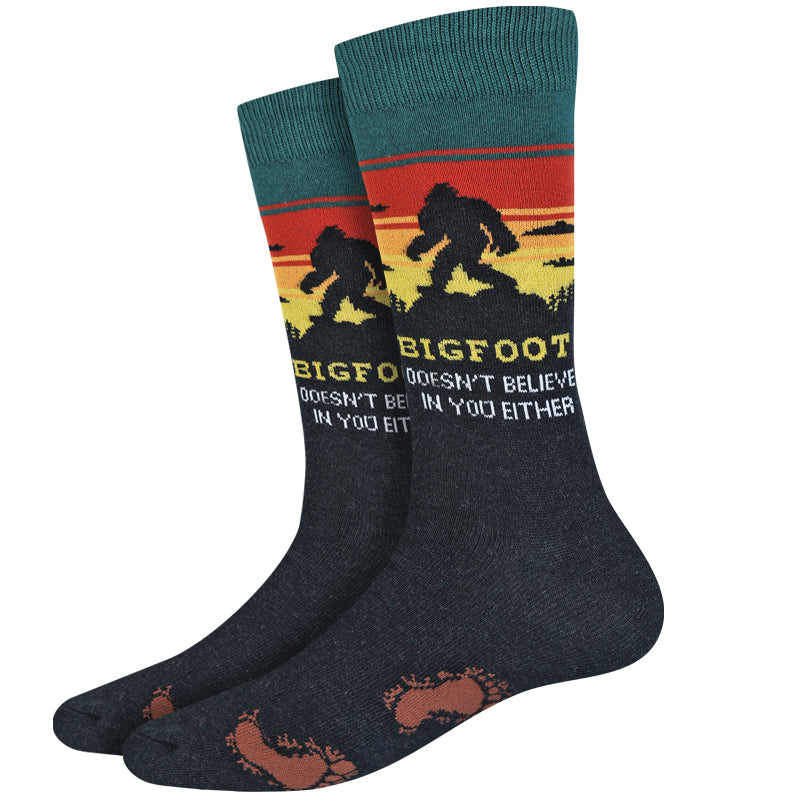 Bigfoot Doesn't Believe In You Socks