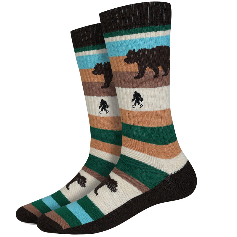 Active Bear Stripe Socks