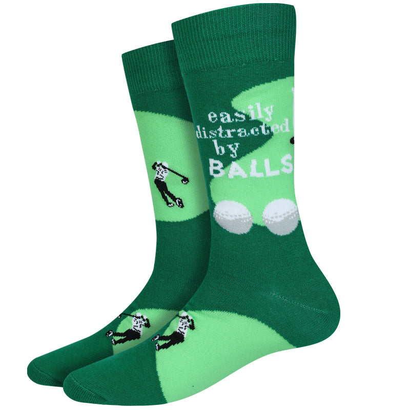 Easily Distracted Golf Socks