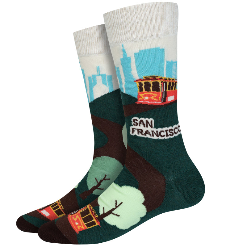 San Francisco Cable Car Socks