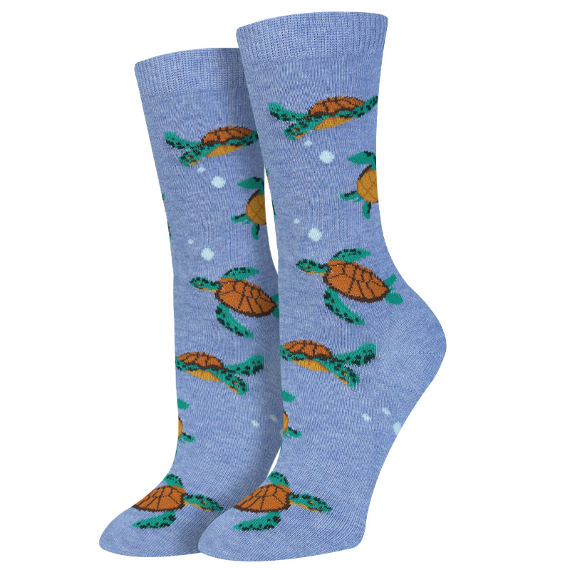 Ladies Sea Turtle SocksocksBooks Socks