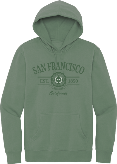 San Francisco Medallion Embroidered Pullover Hoodie