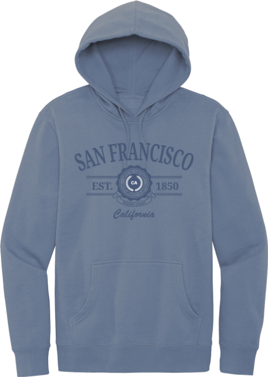 San Francisco Medallion Embroidered Pullover Hoodie