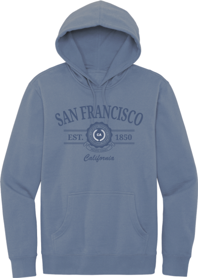 San Francisco Medallion Embroidered Pullover Hoodie
