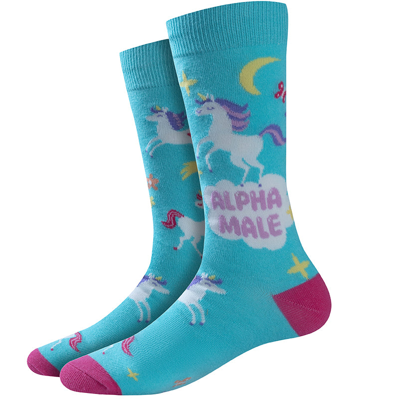 Alpha Male Unicorn Socks