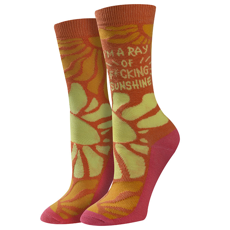 Ray of F*ing Sunshine Socks