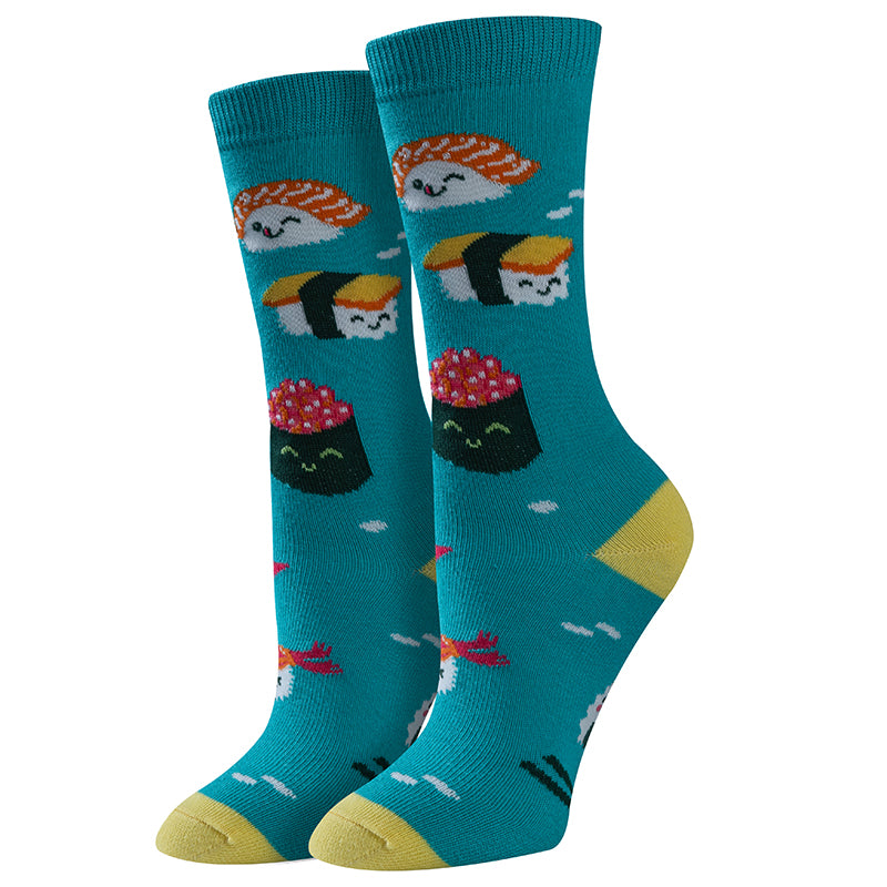 Ladies Roll With It Sushi Socks