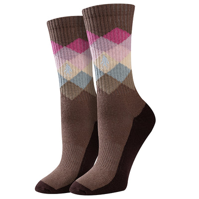 Womens Retro Diamond Active Socks