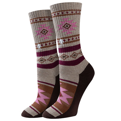 Womens Southwest Pattern Active Socks