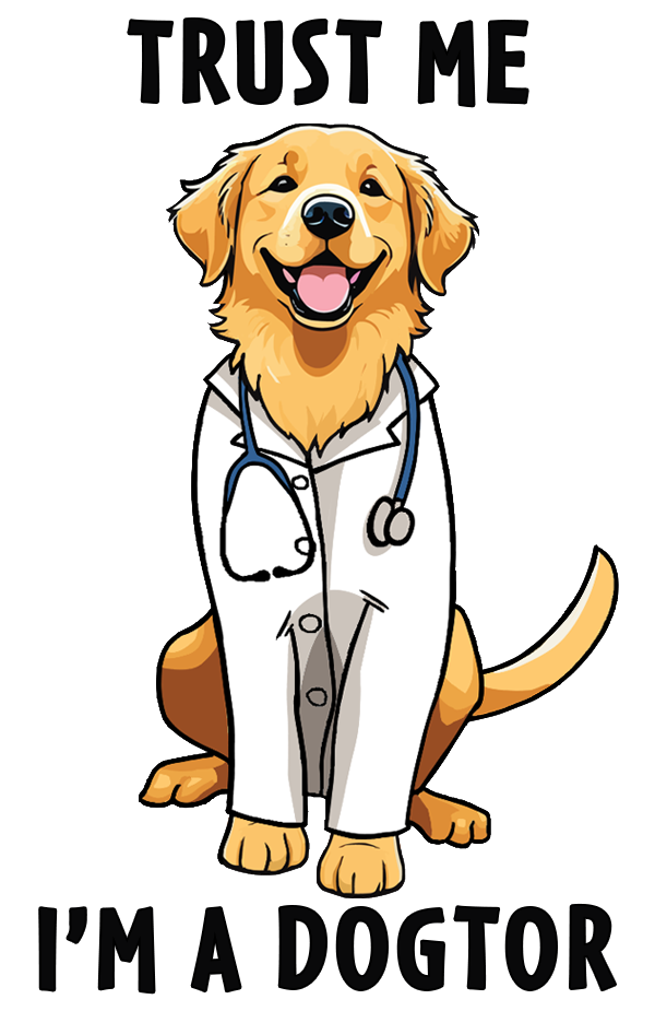 Turst Me I'm a Dogtor Sticker