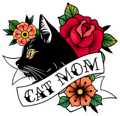 Cat Mom Sticker