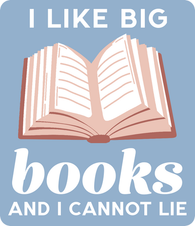 I Like Big Books Sticker