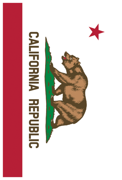 California Bear Flag Sticker