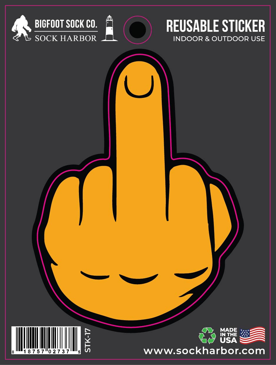 Middle Finger Sticker