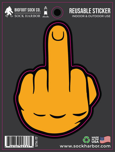 Middle Finger Sticker